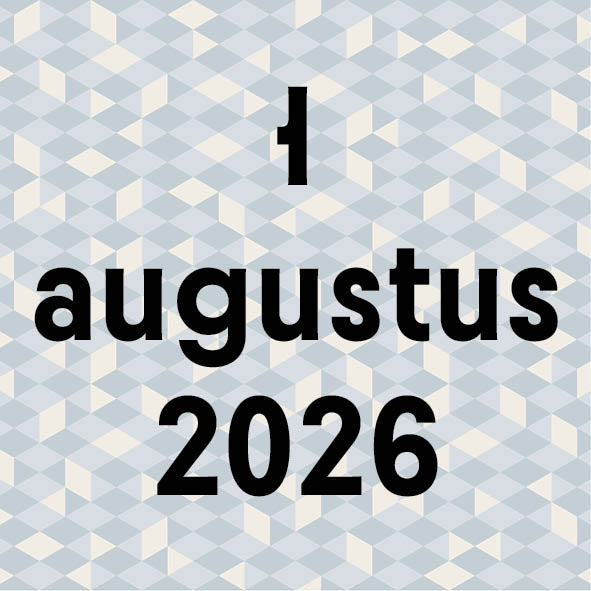 1 augustus 2026
