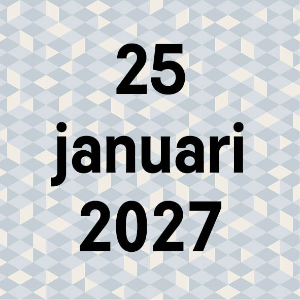 25 januari 2027
