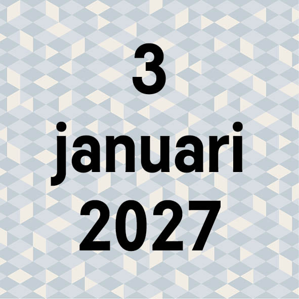 3 januari 2027