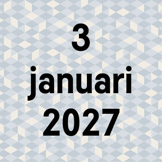 3 januari 2027
